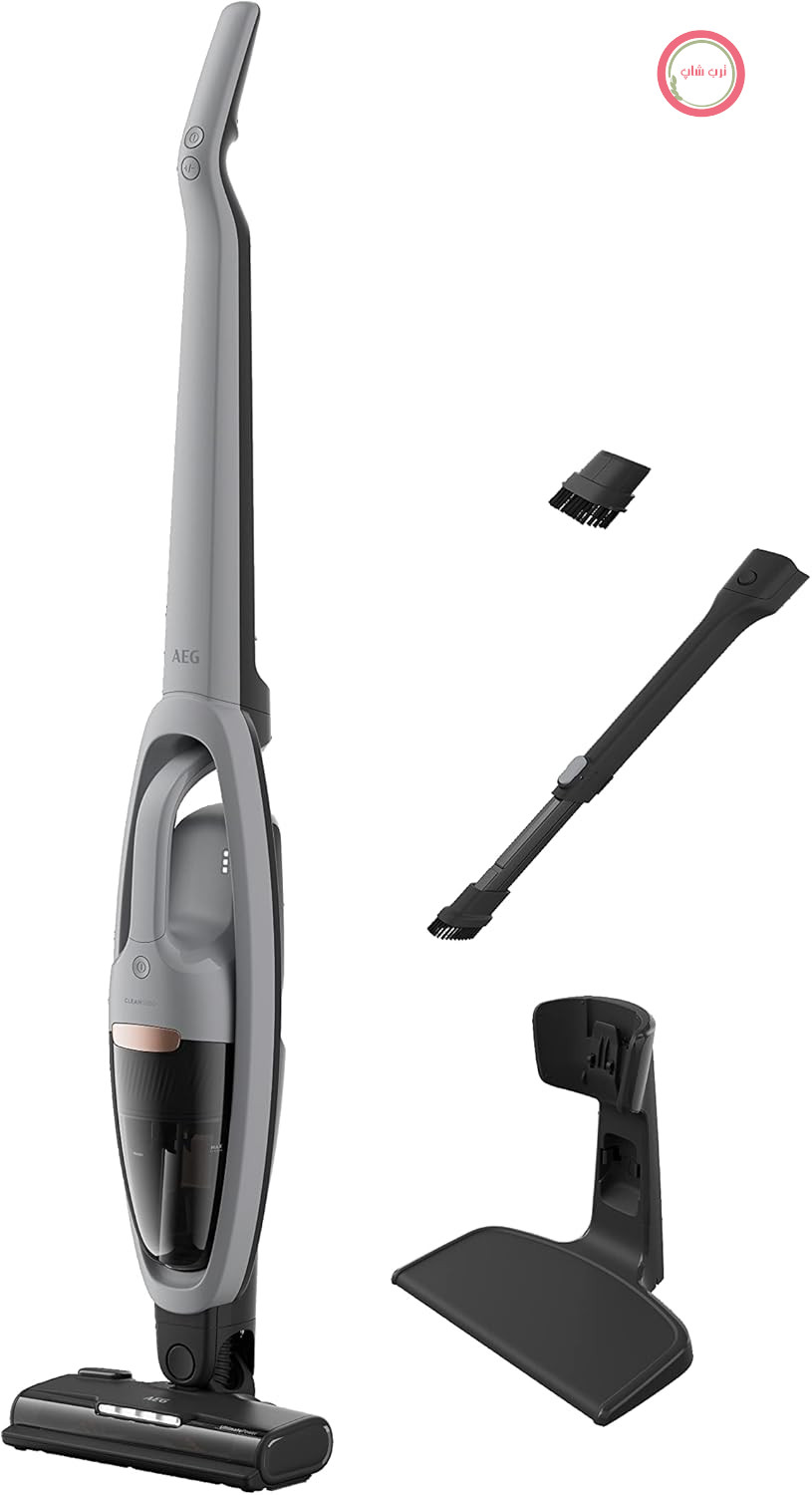 جارو شارژی آاگ آلمان AEG مدل AS52AB18UG 5000 دوکاره ۲ در ۱ با قابلیت جمع‌آوری موی حیوانات
