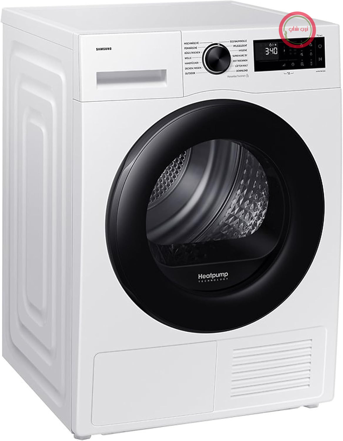خشک‌کن سامسونگ Samsung مدل پمپ حرارتی DV91DG52A0AEEG، 9 کیلوگرم، کلاس بهره‌وری انرژی: C