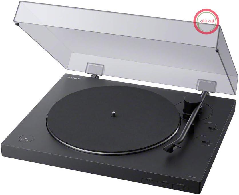 گرامافون بلوتوث سونی PS-LX310BT (پیش تقویت کننده صدا، قابلیت پخش خودکار، صفحه آلومینیومی) مشکی