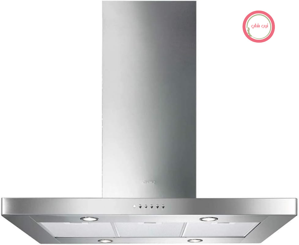 هود استخراج استیل ضد زنگ یکپارچه Smeg KI90XE با ظرفیت ۵۲۶ متر مکعب بر ساعت
