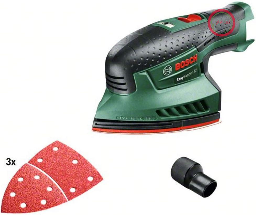 سنباده زن چندکاره شارژی بوش آلمان مدل Bosch EasySander 12 (بدون باتری، سیستم 12 ولت، در جعبه)