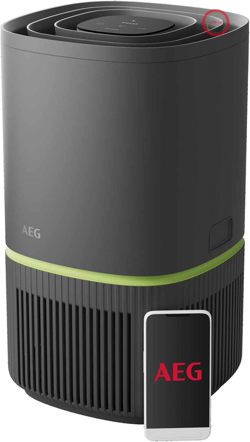 تصفیه هوا آاگ آلمان AEG مدل APO50371DG Pure 5000؛ مناسب فضا تا ۴۱ متر، فیلتراسیون قدرتمند و طراحی خاکستری تیره