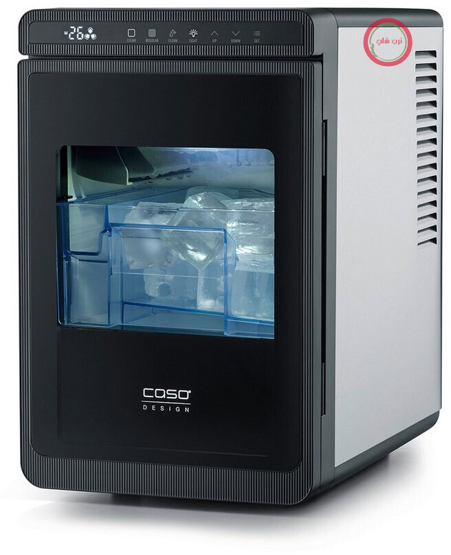 دستگاه یخساز کاسو آلمان CASO IceCube Pro، تولید یخ شفاف XXL با ابعاد 40میلی‌متر