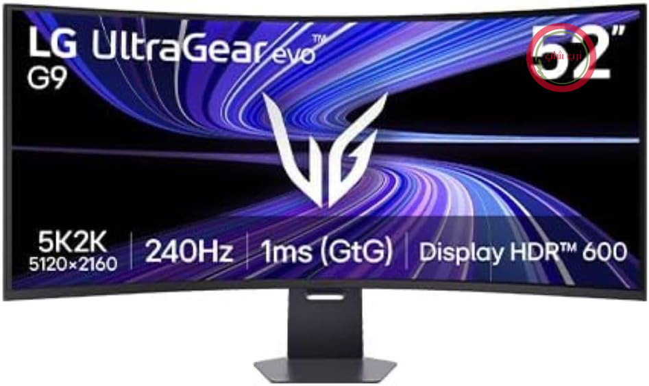 مانیتور گیمینگ منحنی ال‌جی LG Ultragear™ 52G930B-B با نسبت تصویر 52 اینچ و نسبت تصویر 21:9 و رزولوشن 5K/2K از نوع VA، با نرخ نوسازی 240 هرتز