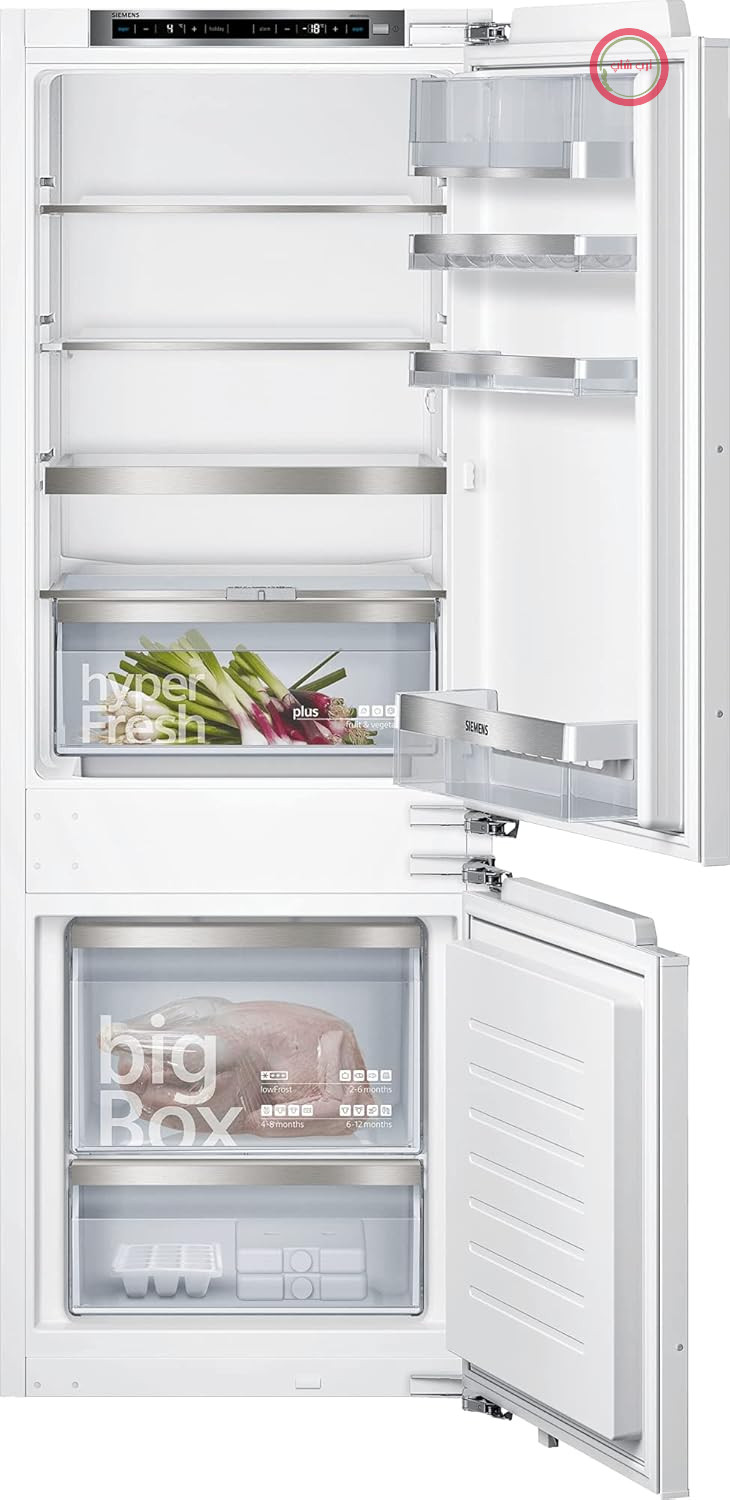 یخچال فریزر توکار زیمنس KI77SADE0 iQ500/A++ / 201 کیلووات ساعت در سال / 230 لیتر / lowFrost / hyperFresh Premium 0° / روشنایی LED