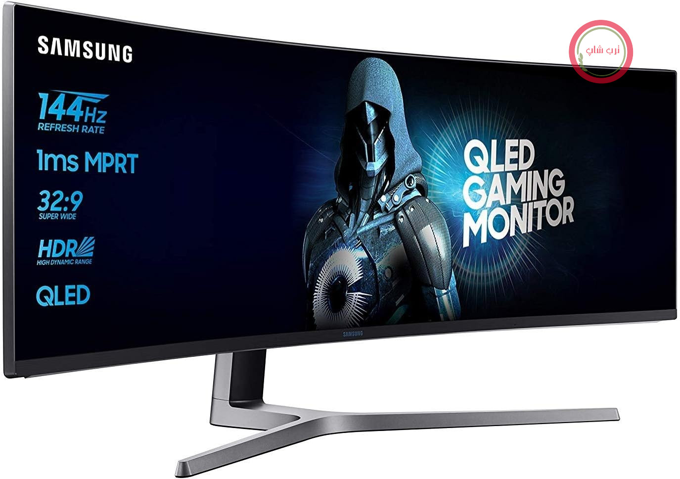 مانیتور چندکاره LED سامسونگ C49HG90DMU، 124.20 سانتی‌متر (49 اینچ) (2 پورت HDMI، پورت Display، پورت Mini-Display، USB، 3840 در 1080 پیکسل)