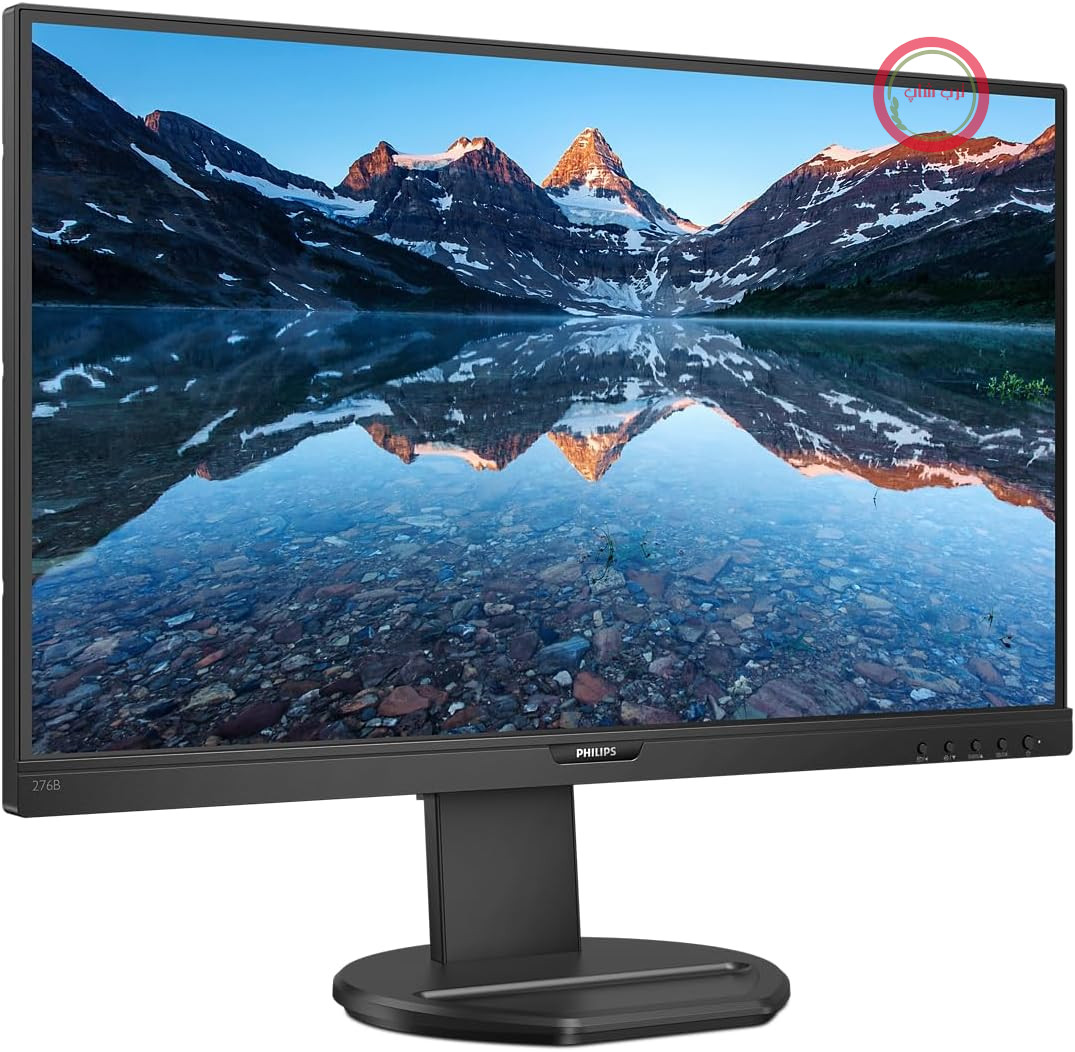 مانیتور فیلیپس 276B9 - مانیتور 27 اینچی QHD با قابلیت اتصال USB-C، قابلیت تنظیم ارتفاع (2560x1440، 75 هرتز، HDMI، DisplayPort، USB-C، هاب USB) مشکی