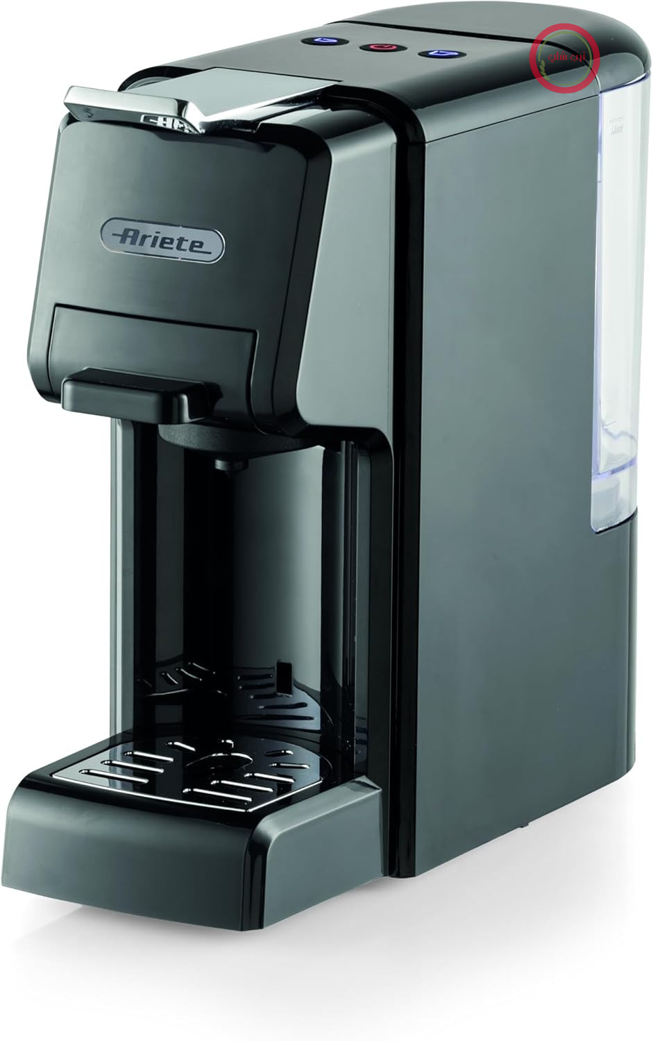 دستگاه قهوه ساز Ariete 1304/1 با کشو، سازگار با کپسول‌های Nespresso و Dolcegusto، 1350 وات، ظرفیت مخزن 0.7 لیتر، فشار 19 بار، 2 نوع قهوه، غلاف و قهوه آسیاب شده، مشکی