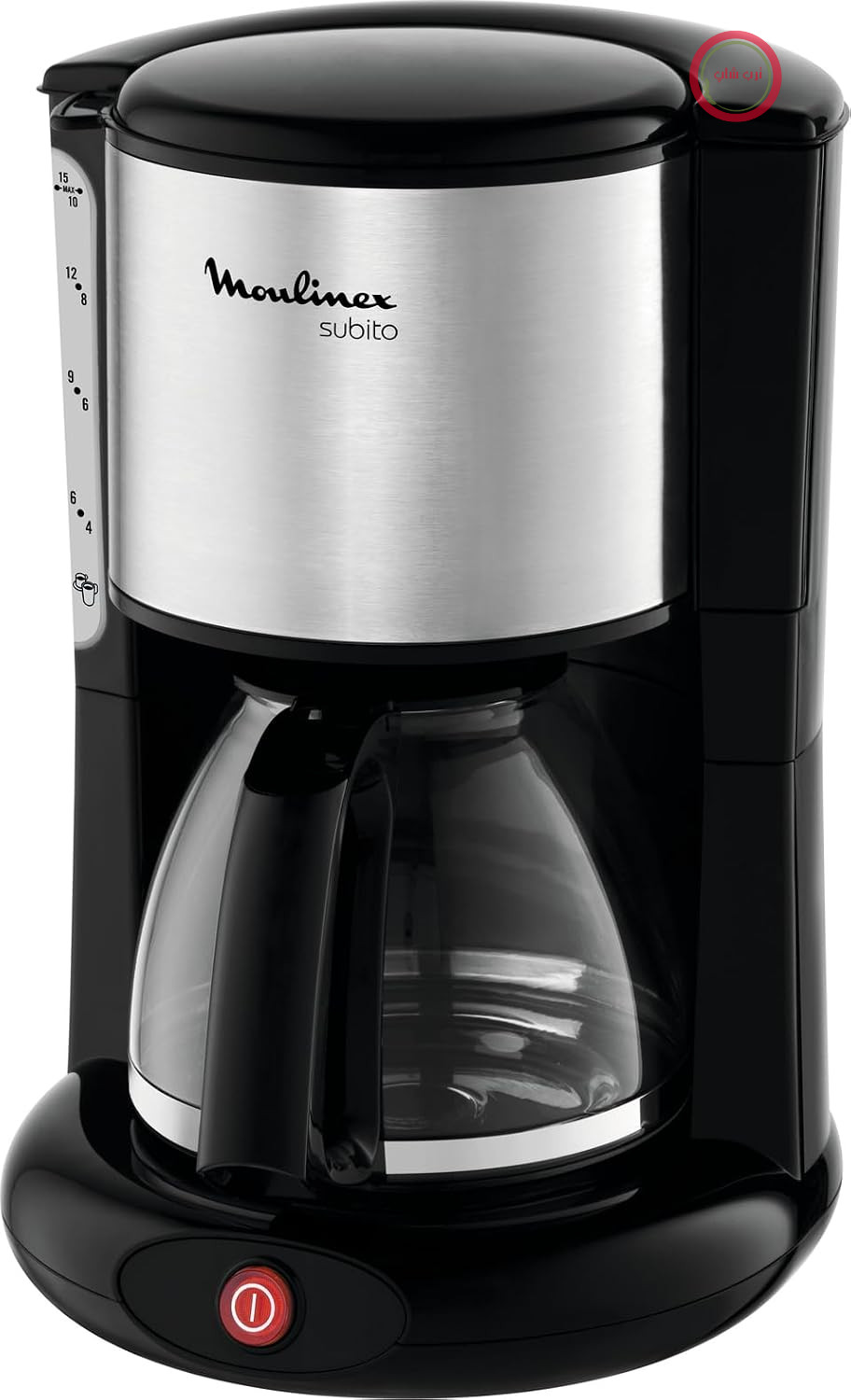 قهوه ساز شیشه ای مولینکس فرانسه Moulinex مدل FG360811 ظرفیت 15 فنجان