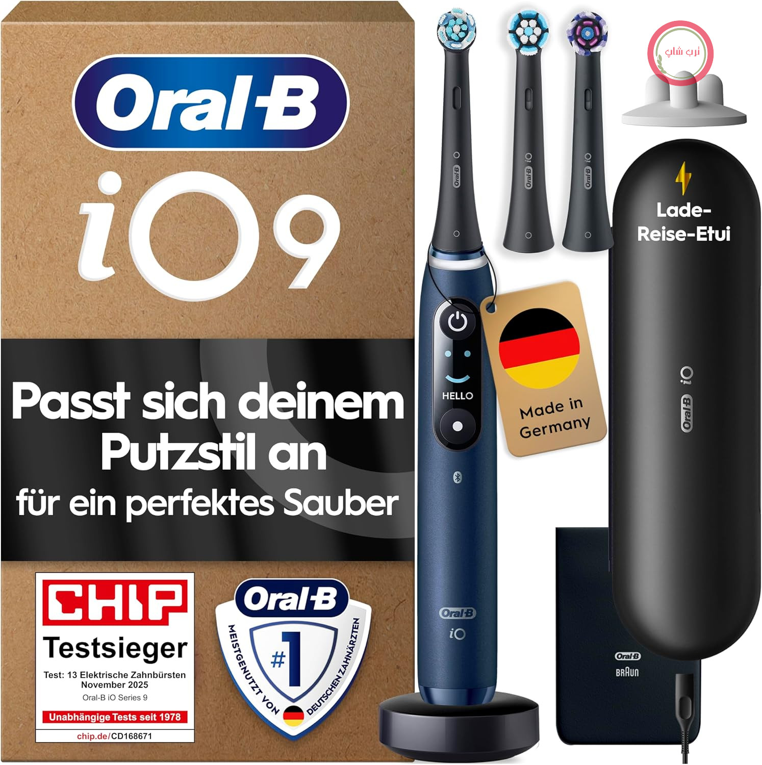 مسواک برقی اورال بی Oral-B iO Series 9، آبی