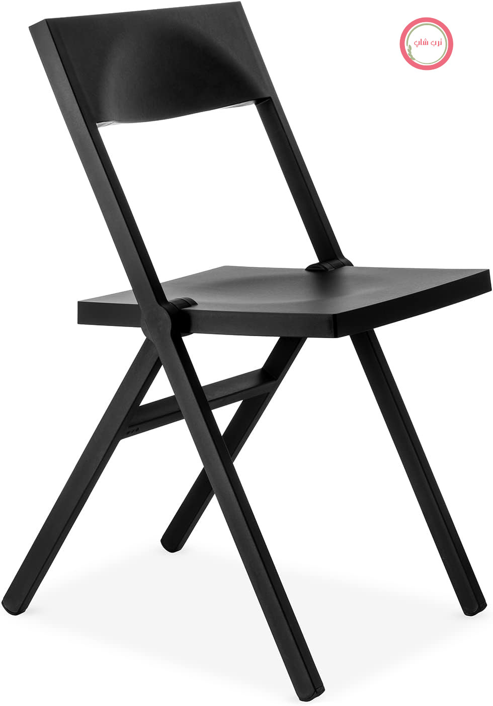 صندلی تاشو طرح Alessi Piana ASPN9017، از جنس پلی‌پروپیلن، تقویت‌شده با الیاف شیشه، مشکی