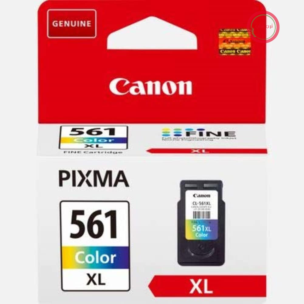 جوهر اصلی کانن CL-561XL، سایز XL، رنگی، بسته‌بندی پلاستیکی (نسخه قدیمی)