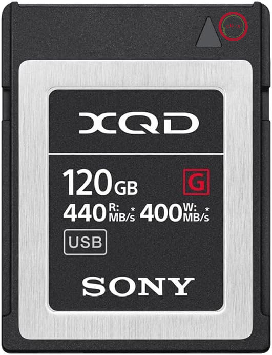 کارت حافظه سونی QDG120F-R XQD (120 گیگابایت، سری G)، 120 گیگابایت