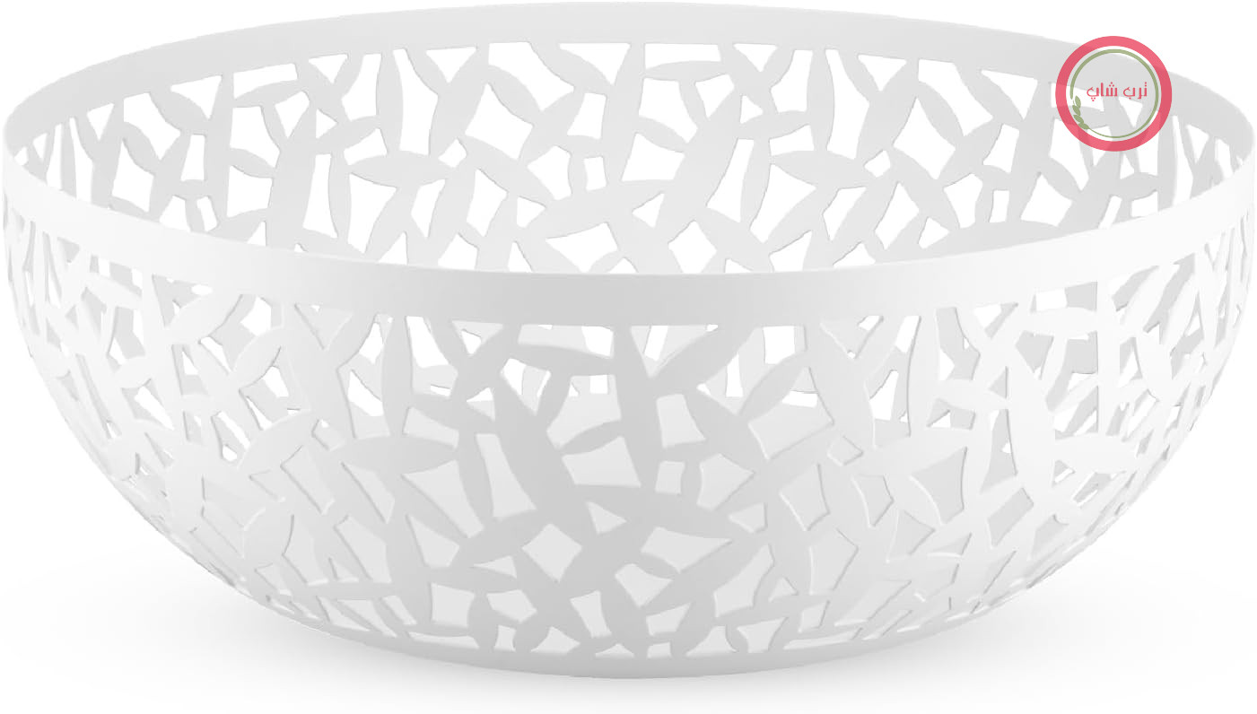 کاسه میوه استیل Alessi MSA04/29 W Cactus، سفید فوق‌العاده