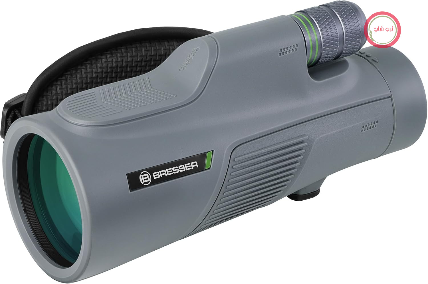 دوربین تک چشمی Bresser Wave 12x50 با بزرگنمایی بالا، پوشش‌های باکیفیت و شیشه BaK-4 عالی، ضد آب و مناسب برای افراد عینکی
