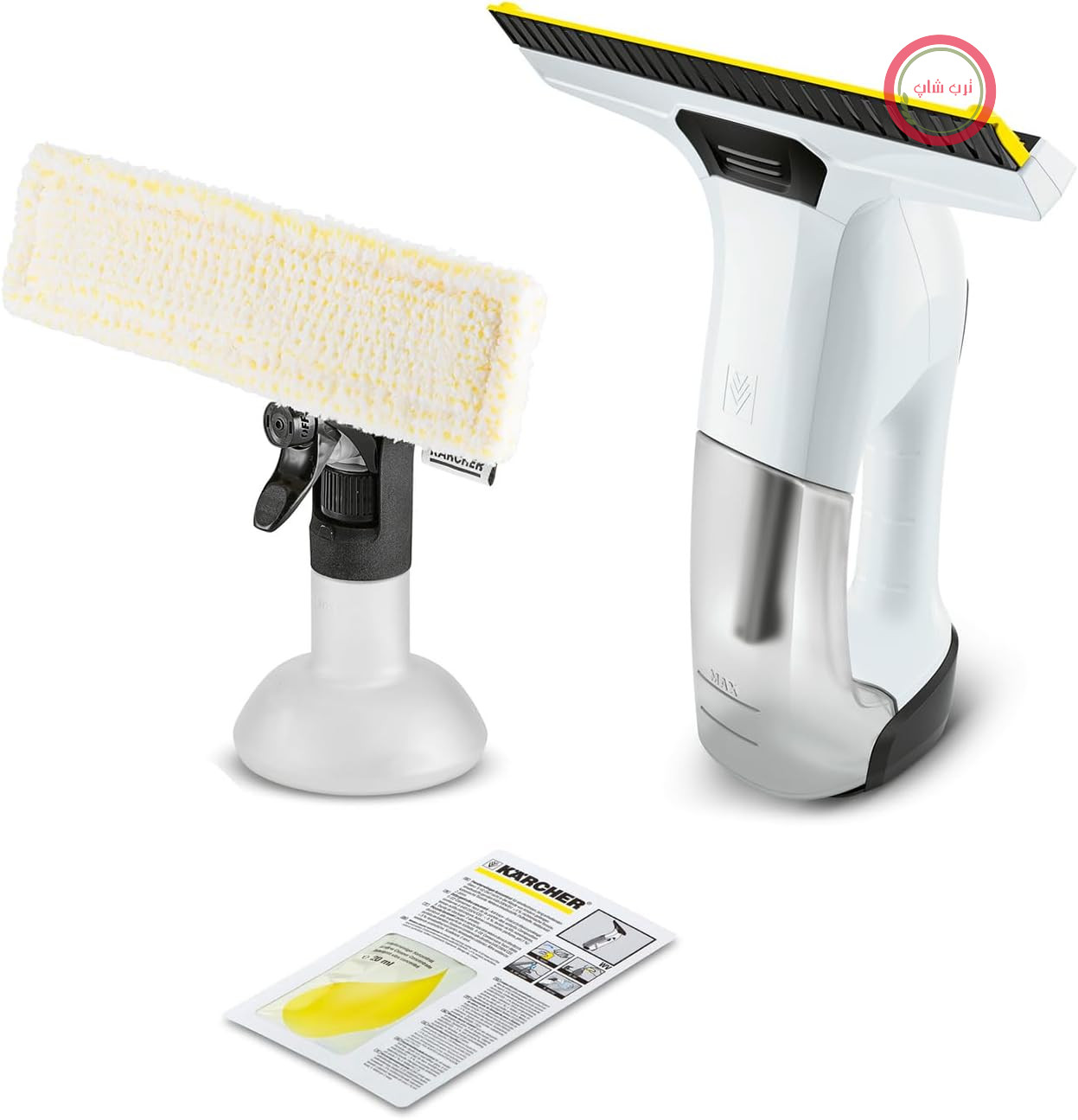 شیشه‌شوی شارژی کرشر آلمان Kärcher WV 6 Plus، 100 دقیقه کارکرد، مکش قدرتمند
