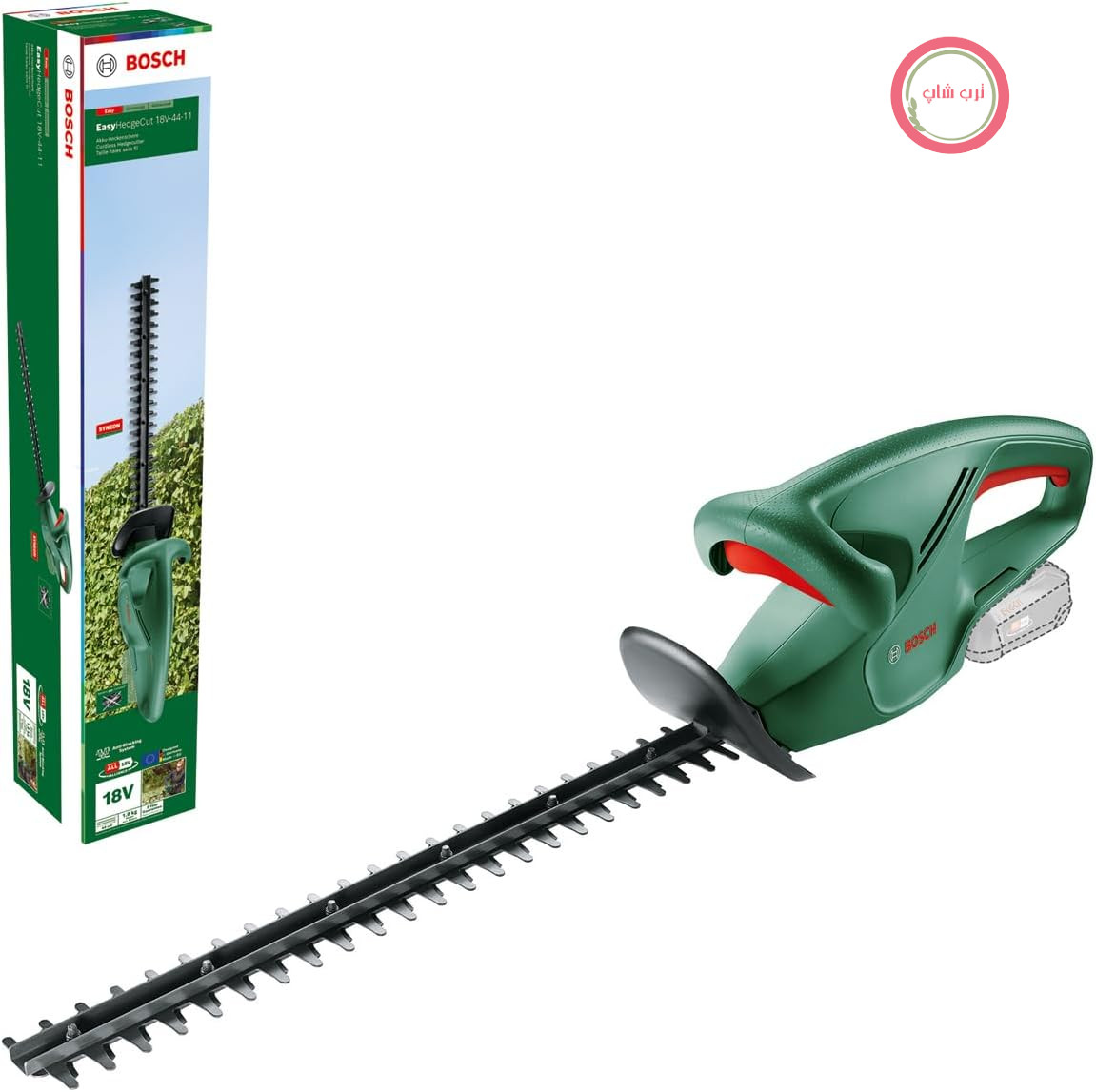 شمشادزن اصلاح پرچین شارژی بوش آلمان Bosch مدل  EasyHedgeCut 18V - 44 - 11 12.0