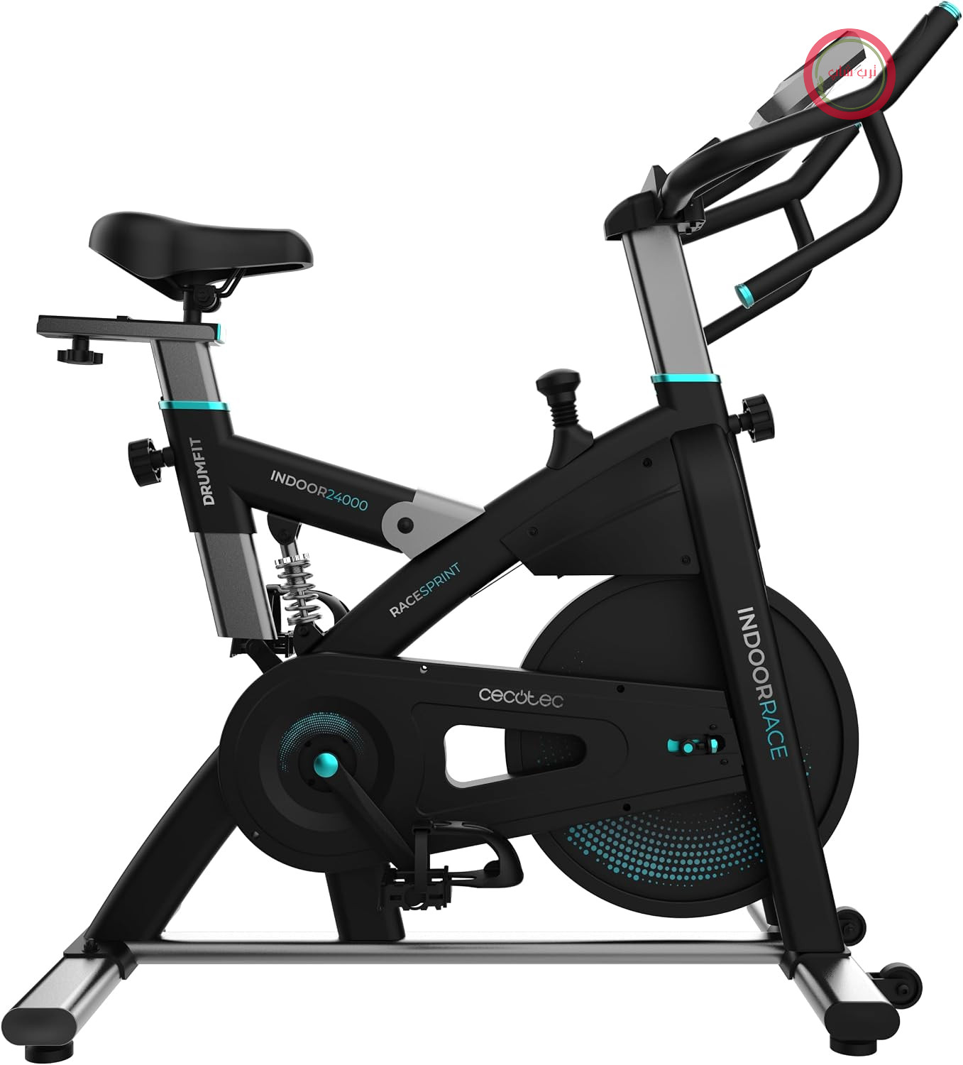 دوچرخه اسپینینگ سکوتک اسپانیا Cecotec DrumFit Indoor 24000 Race Sprint مدل 07245 با فلایویل ۲۴کیلوگرمی و قابلیت اتصال به اپلیکیشن
