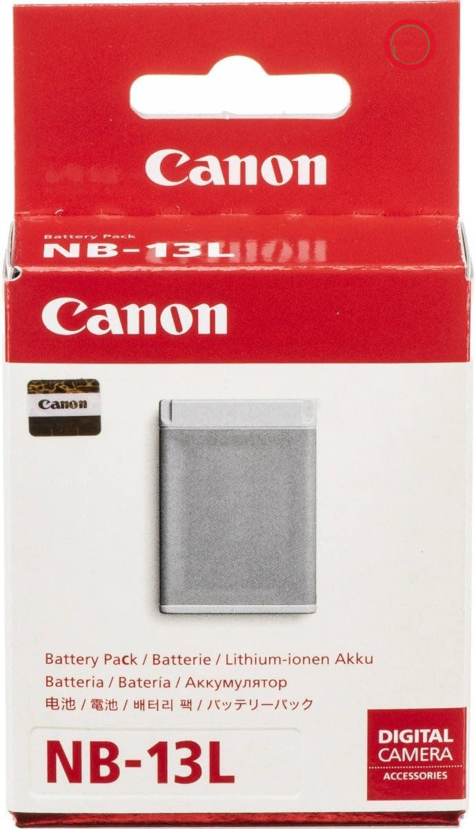 باتری کانن NB-13L، خاکستری، مناسب برای دوربین کانن PowerShot G7X 9839B001AA مشکی