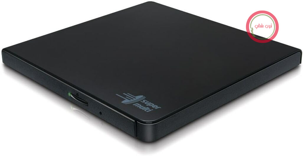 دی‌وی‌دی پلیر باریک ال‌جی GP57EB40 با پورت خارجی USB2.0 مشکی، RTL، دارای 8x8x8xDVD+RW، 8x6DVD-RW، 6xDVD+/- DL، 5xDVD-RAM