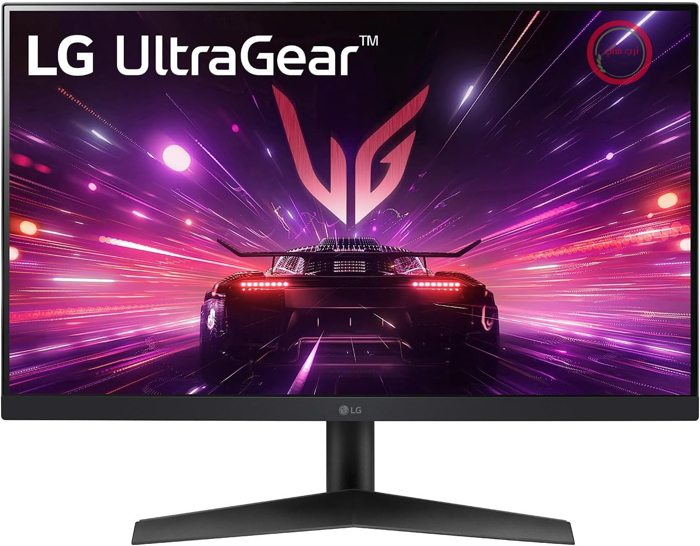 مانیتور ال جی 24GS60F با صفحه نمایش 61 سانتی متری (24 اینچی) و وضوح تصویر 1920 در 1080 پیکسل، پنل LCD مشکی با کیفیت Full HD