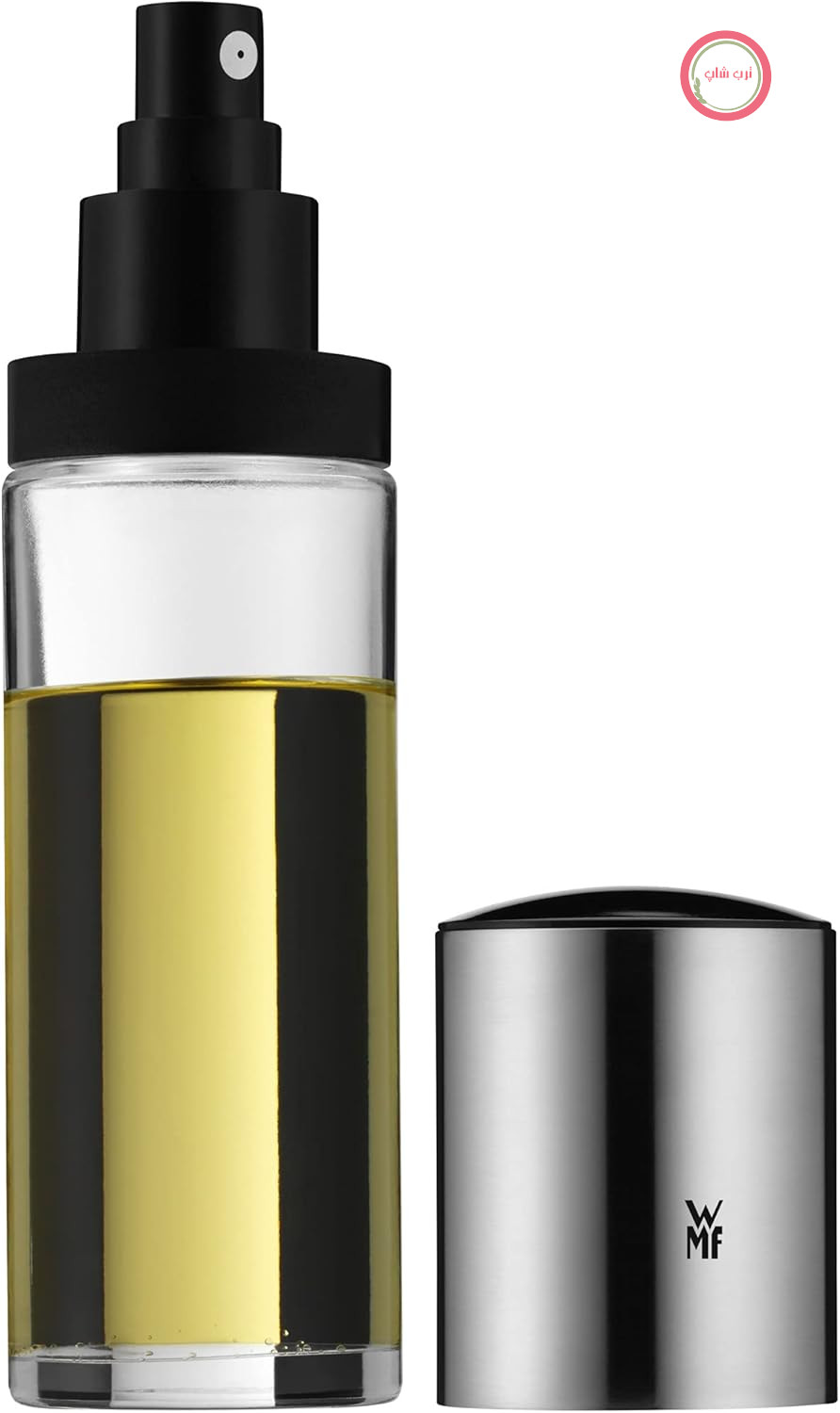 اسپری سرکه و روغن WMF Basic 125ml، بطری اسپری سرکه، بطری اسپری روغن با ظرف شیشه‌ای، استیل ضد زنگ Cromargan، روکش مات، قابل شستشو در ماشین ظرفشویی