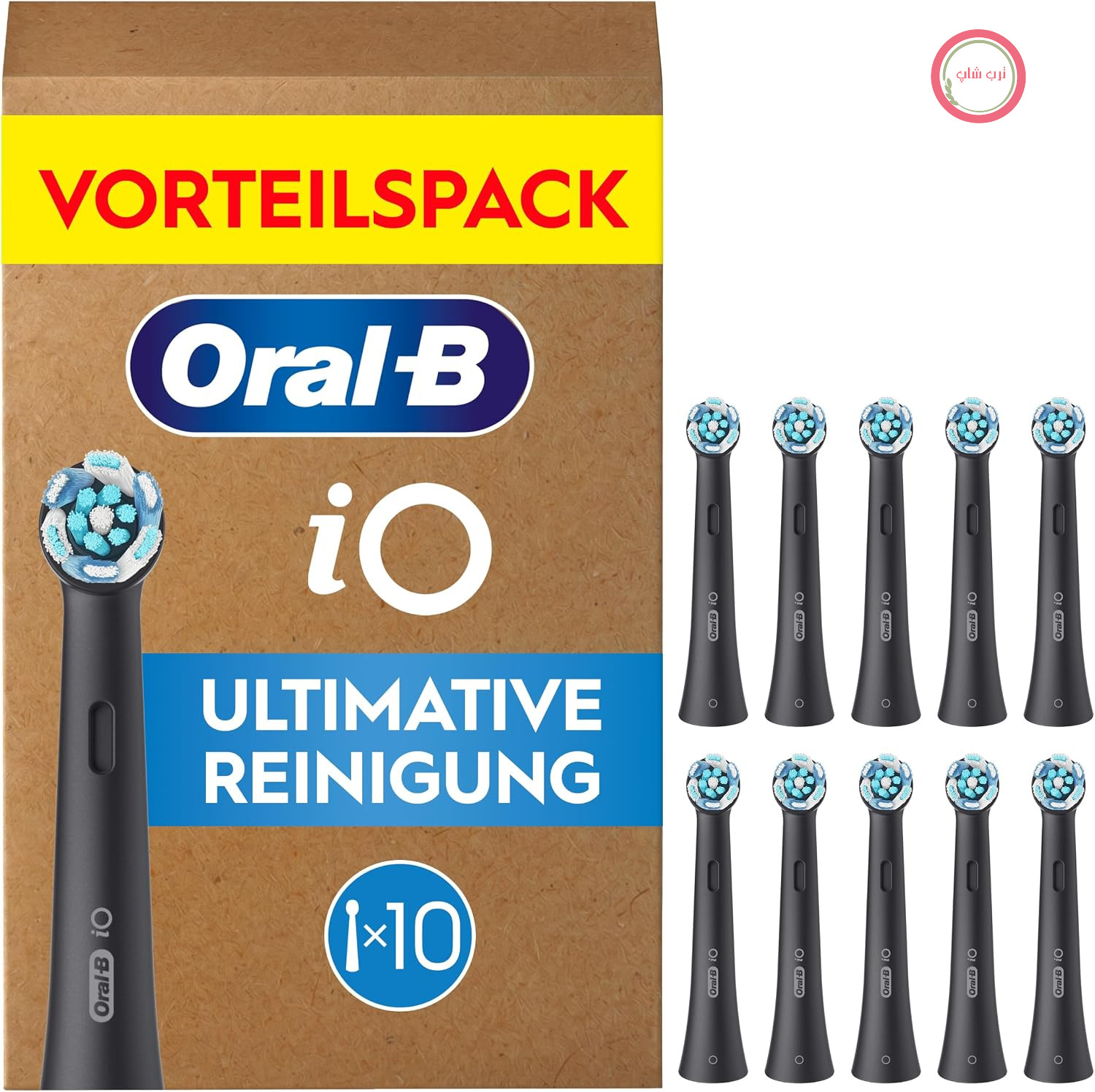 سر مسواک‌های جایگزین مسواک برقی اورال بی Oral-B iO Ultimate Clean، مشکی، 10 عددی
