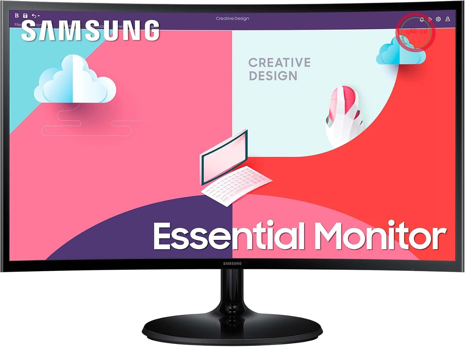 مانیتور سامسونگ S36C Essential مدل S24C364EAU، منحنی، ۲۴ اینچ، پنل VA، وضوح تصویر Full HD، فناوری Eco Saving Plus، فناوری AMD FreeSync، زمان پاسخگویی ۴ میلی‌ثانیه، نرخ به‌روزرسانی ۷۵ هرتز، مشکی