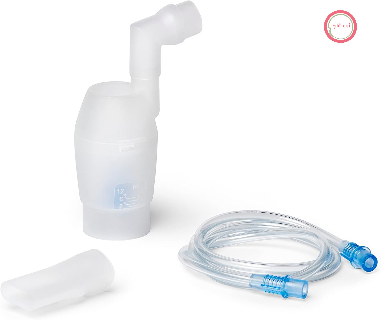 مجموعه دهنی نبولایزر امرون ژاپن  OMRON NEB6022 برای دستگاه استنشاقی توتال C102 | لوازم جانبی اصلی OMRON با دهنی و شلنگ هوا برای بزرگسالان و کودکان
