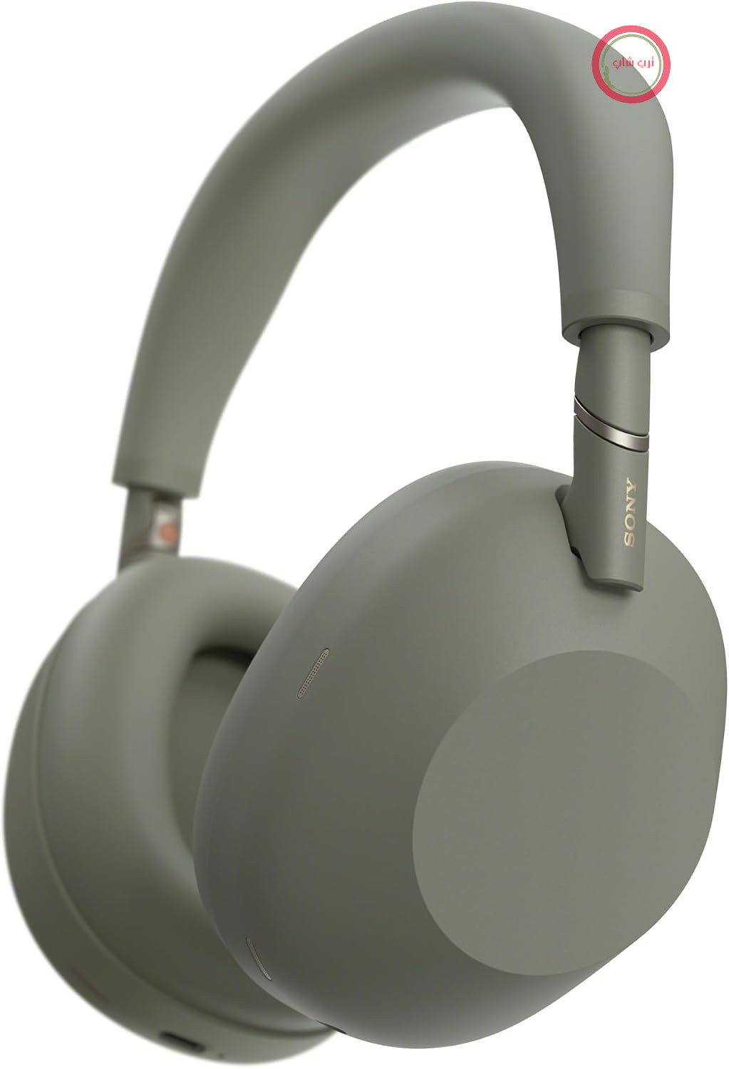 هدفون بی‌سیم سونی WH-1000XM6 با قابلیت حذف نویز، صدای Hi-Res، هدفون بلوتوث، راحت، طراحی تاشو، کیف حمل مغناطیسی، باتری 30 ساعته، NC روشن، iOS و اندروید - خاکستری زیتونی