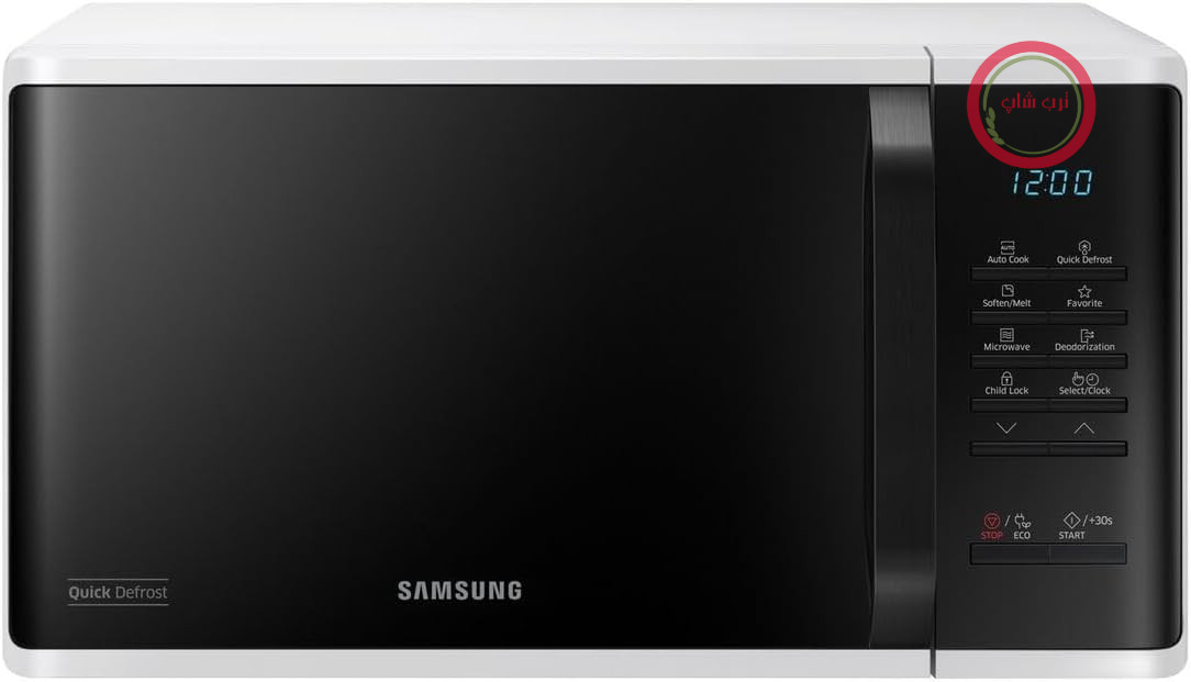 مایکروویو سامسونگ Samsung مدل بدون نصب، ۲۳ لیتر، ۸۰۰ وات، MS23K3513AW/EC