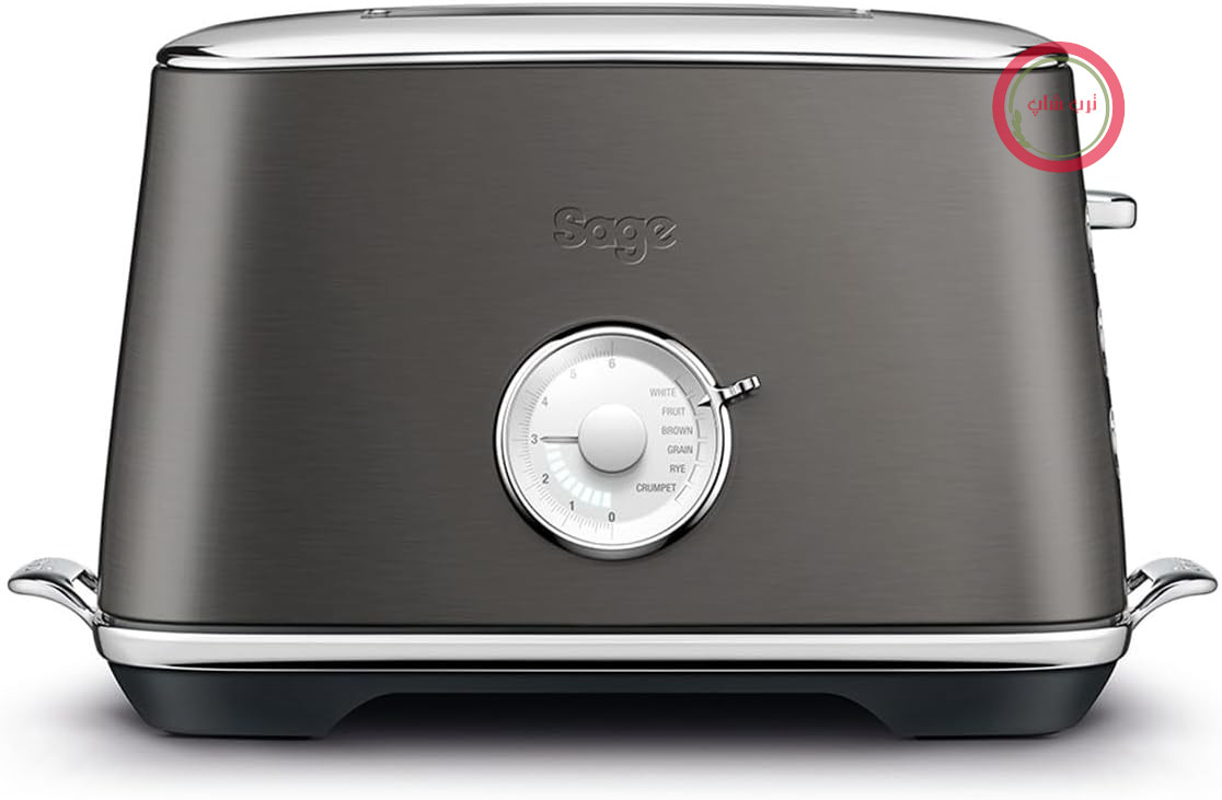 تستر Sage Toast Select Luxe، توستر ۲ تکه، استیل ضد زنگ مشکی | توستر ۲ تکه با صفحه نمایش شمارش معکوس LED، عملکرد بالابر، ۶ حالت، سطح برشته شدن قابل تنظیم، ۸۴۰-۱۰۰۰ وات