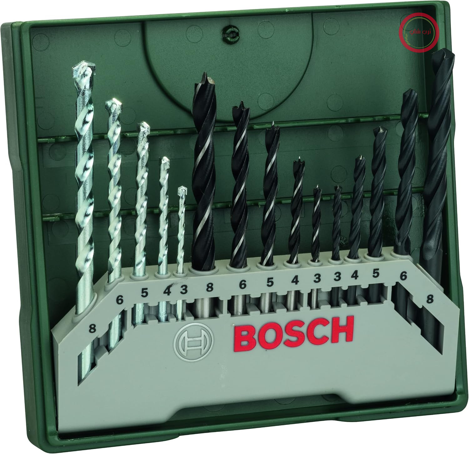 مجموعه دریل مینی ایکس - لاین بوش مدل Bosch 2607019675 (15 عددی)