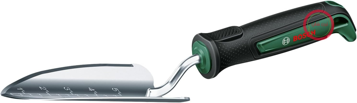 بیلچه کاشت ابزار دستی باغبانی بوش (برای کاشت و تعویض گلدان نهال، اندازه‌گیری عمق کاشت