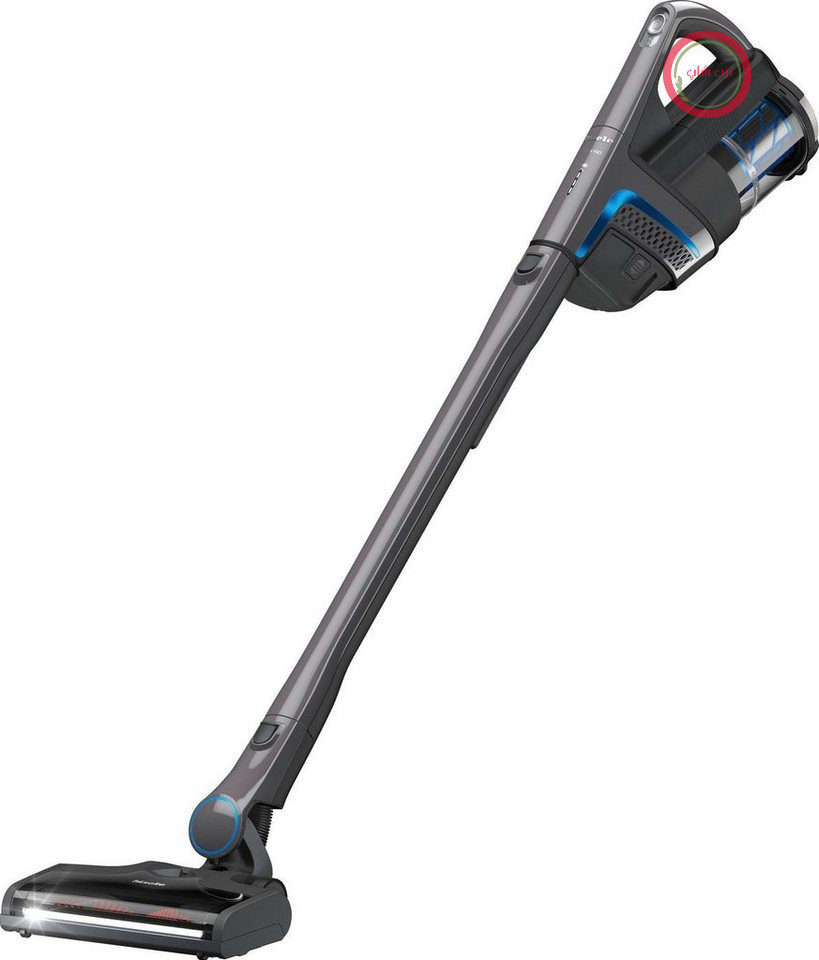 جاروبرقی دستی بی‌سیم Miele Triflex HX1 FL، خاکستری/آبی گرافیتی، ۱۲۰ وات، بدون کیسه