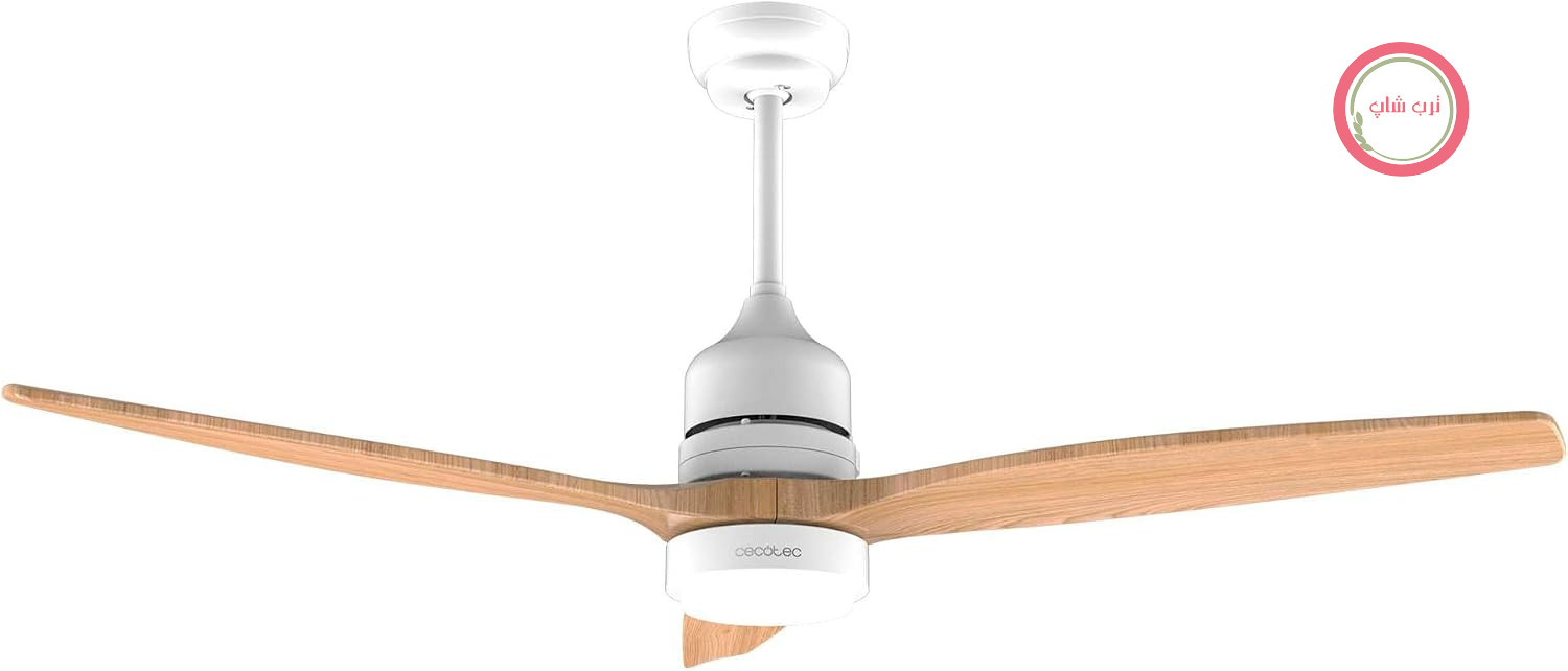 پنکه سقفی چراغ‌دار سکوتک اسپانیا Cecotec Aero 5275، موتور DC چراغ LED، کنترل از راه دور، حالت تابستانه و زمستانه