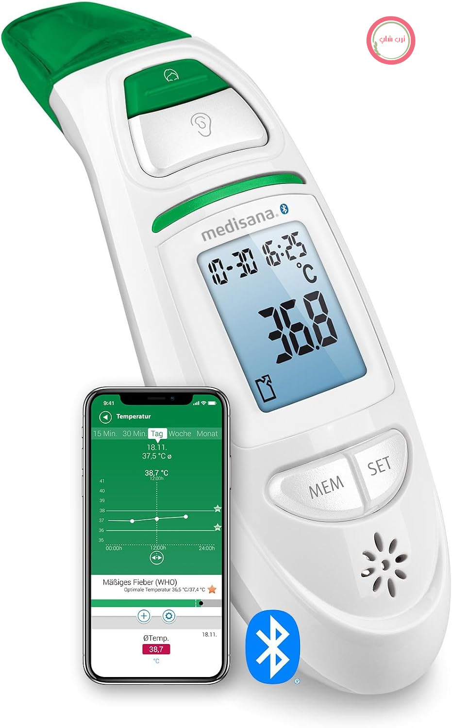 تب سنج مدیسانا مدل TM 750 با قابلیت اتصال به اپلیکیشن و بلوتوث