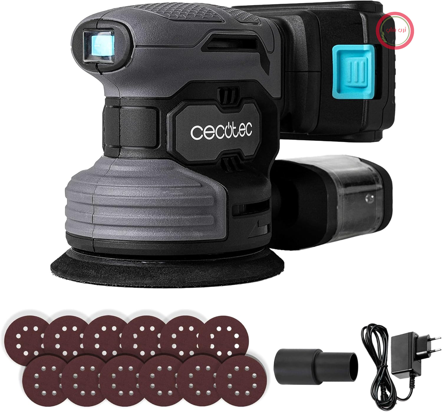 سنباده زن چرخشی شارژی سکوتک اسپانیا 21Cecotec PerfectSurface 2120 با ولتاژ 21 ولت و ظرفیت 2000 میلی آمپر