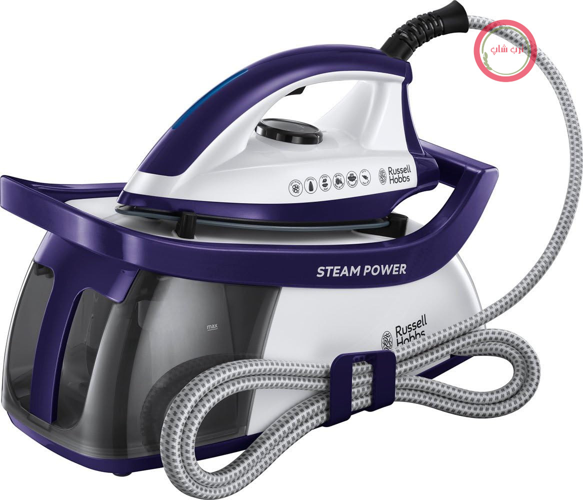 اتو بخار Russell Hobbs Steam Power (2600 وات، فشار بخار 4.5 بار، مخزن آب 1.3 لیتری قابل جدا شدن) مدل 24440-56