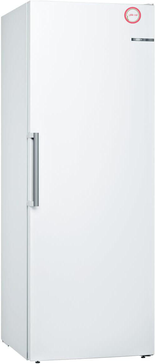 فریزر بوش GSN58AWDP سری 6 XXL، 191 در 70 سانتی‌متر عرض فوق‌العاده، 365 لیتر، بدون برفک (دیگر هرگز یخ‌زدایی نمی‌شود)، روشنایی LED برای روشنایی یکنواخت، BigBox برای مواد منجمد بزرگ، سفید