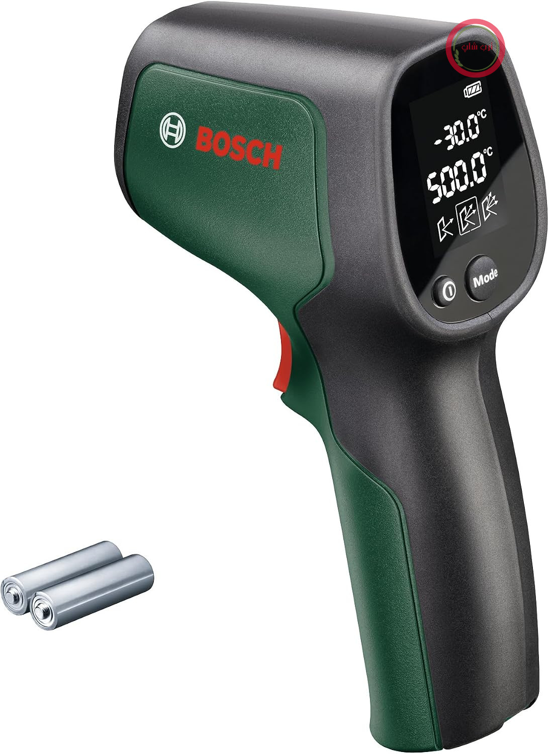 دماسنج مادون قرمز ساختمانی بوش آلمان مدل Bosch UniversalTemp محدوده دما - 30°C تا +500°C، 2x باتری، AA