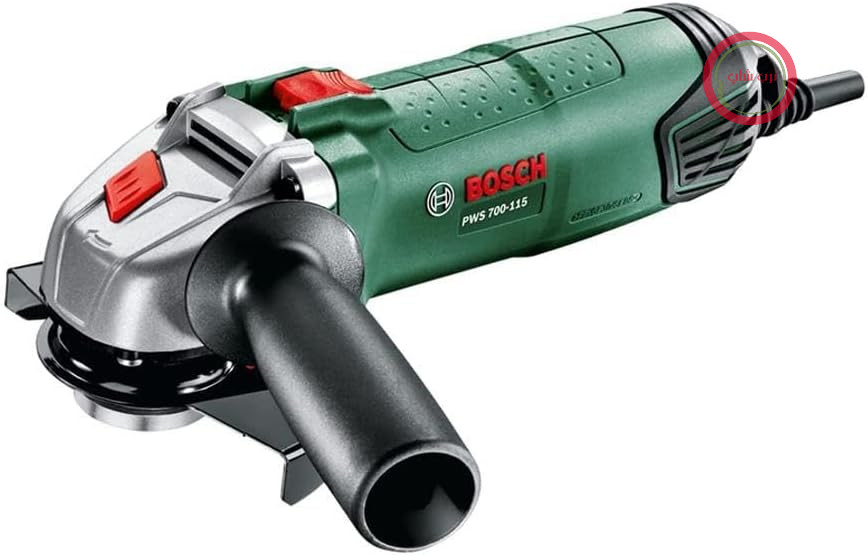 سنگ فرز خانگی و باغی بوش آلمان Bosch مدل PWS 700–115، مناسب برای خانه و باغ، مدل 06033A240A (701 وات