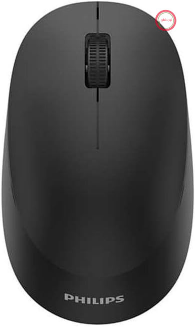 ماوس بی‌سیم فیلیپس SPK7407 - 1200 DPI، فرکانس 2.4 گیگاهرتز + بلوتوث 3.0/5.0، تجربه کلیک بی‌صدا با 4 دکمه، طراحی ارگونومیک برای کاربران چپ دست و راست دست، مشکی