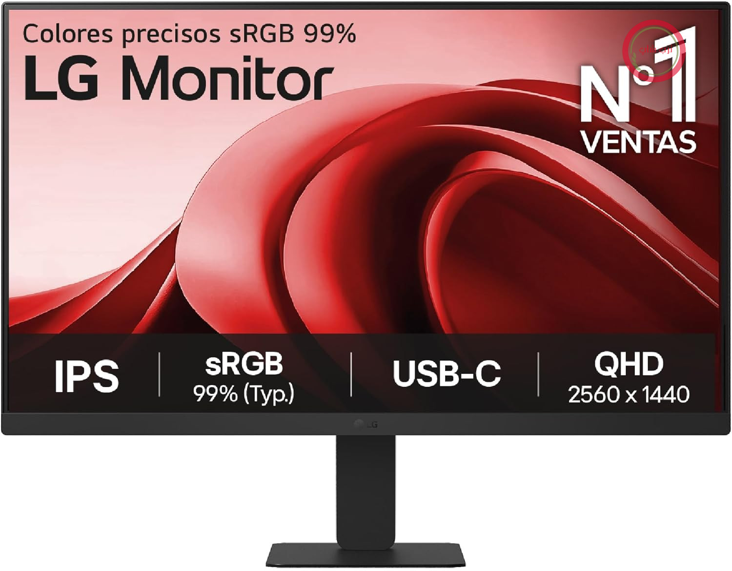 مانیتور دسکتاپ ال‌جی LG 24U631A-B، 24 اینچ (61 سانتی‌متر)، sRGB 99% (CIE1931)