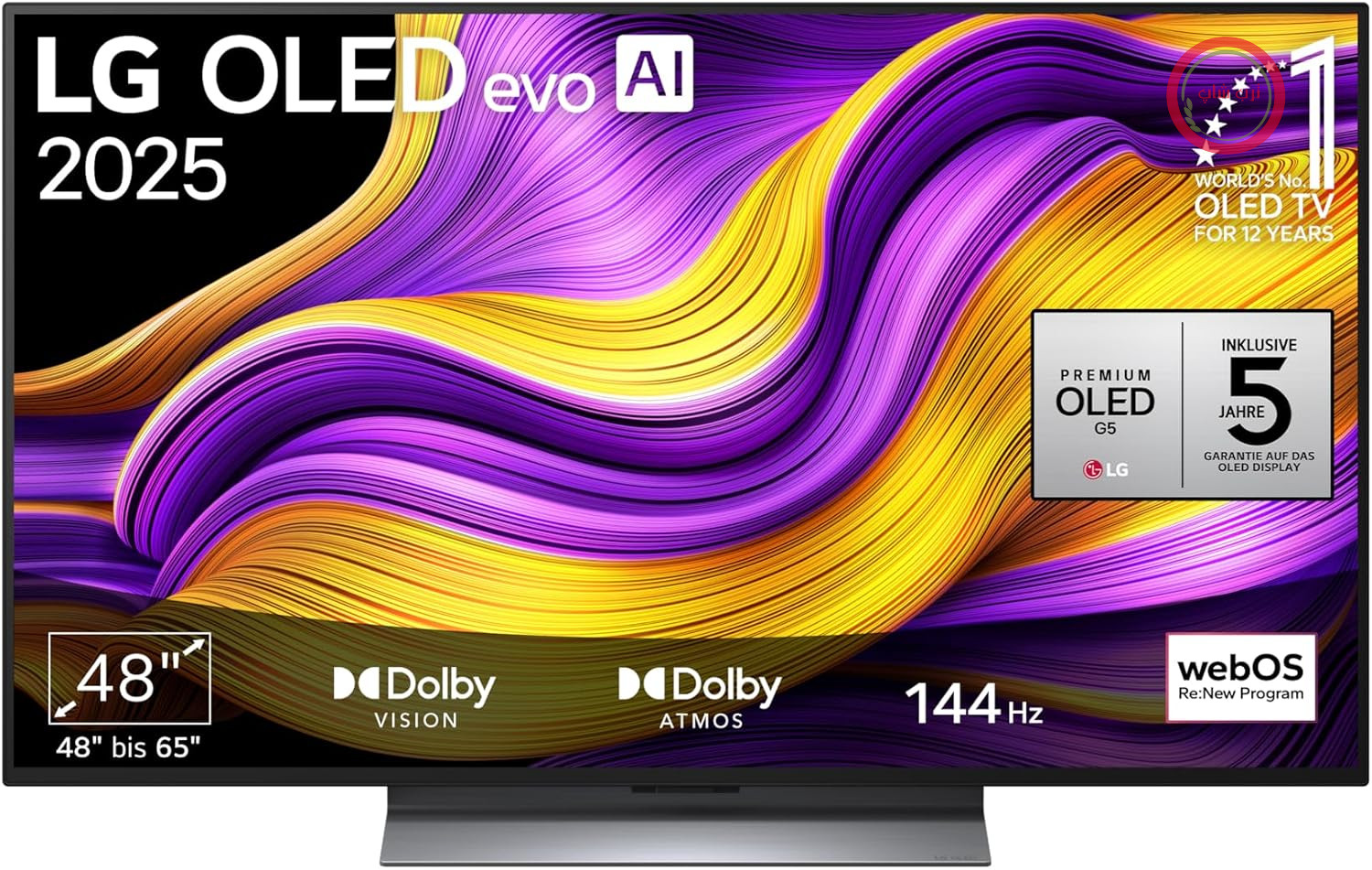 تلویزیون OLED evo ال‌جی مدل OLED48G56LS، سایز ۴۸ اینچ (۱۲۱ سانتی‌متر) (پردازنده هوش مصنوعی α11 4K، webOS 25، دالبی