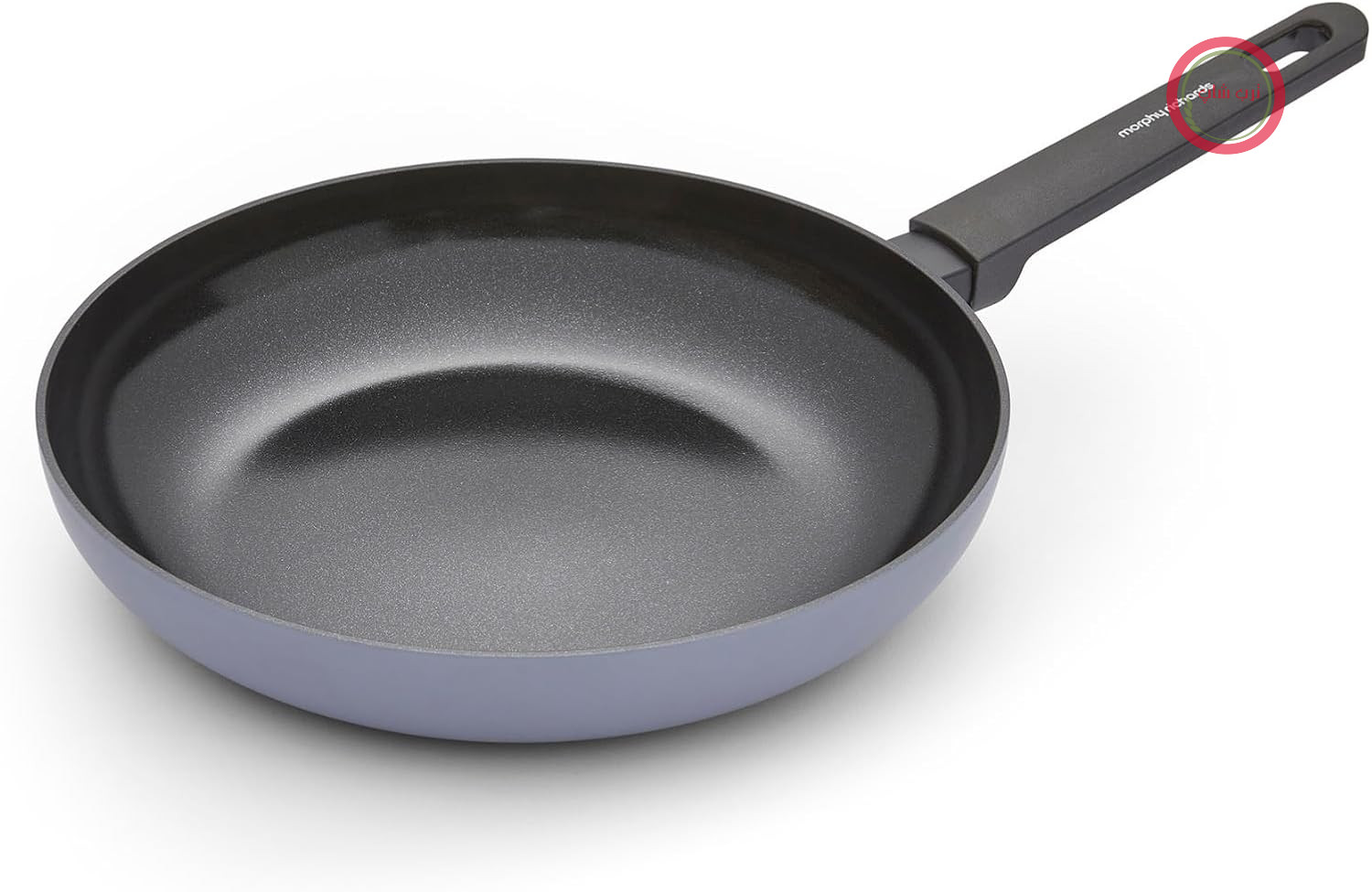 ماهیتابه مورفی ریچاردز انگلستان Morphy Richards آلومینیوم بازیافتی، 28 سانتی‌متر، پوشش سرامیکی نچسب، دسته‌های نرم، مناسب برای فر تا دمای 180 درجه سانتیگراد، مناسب برای انواع اجاق گاز، خاکستری، 853503