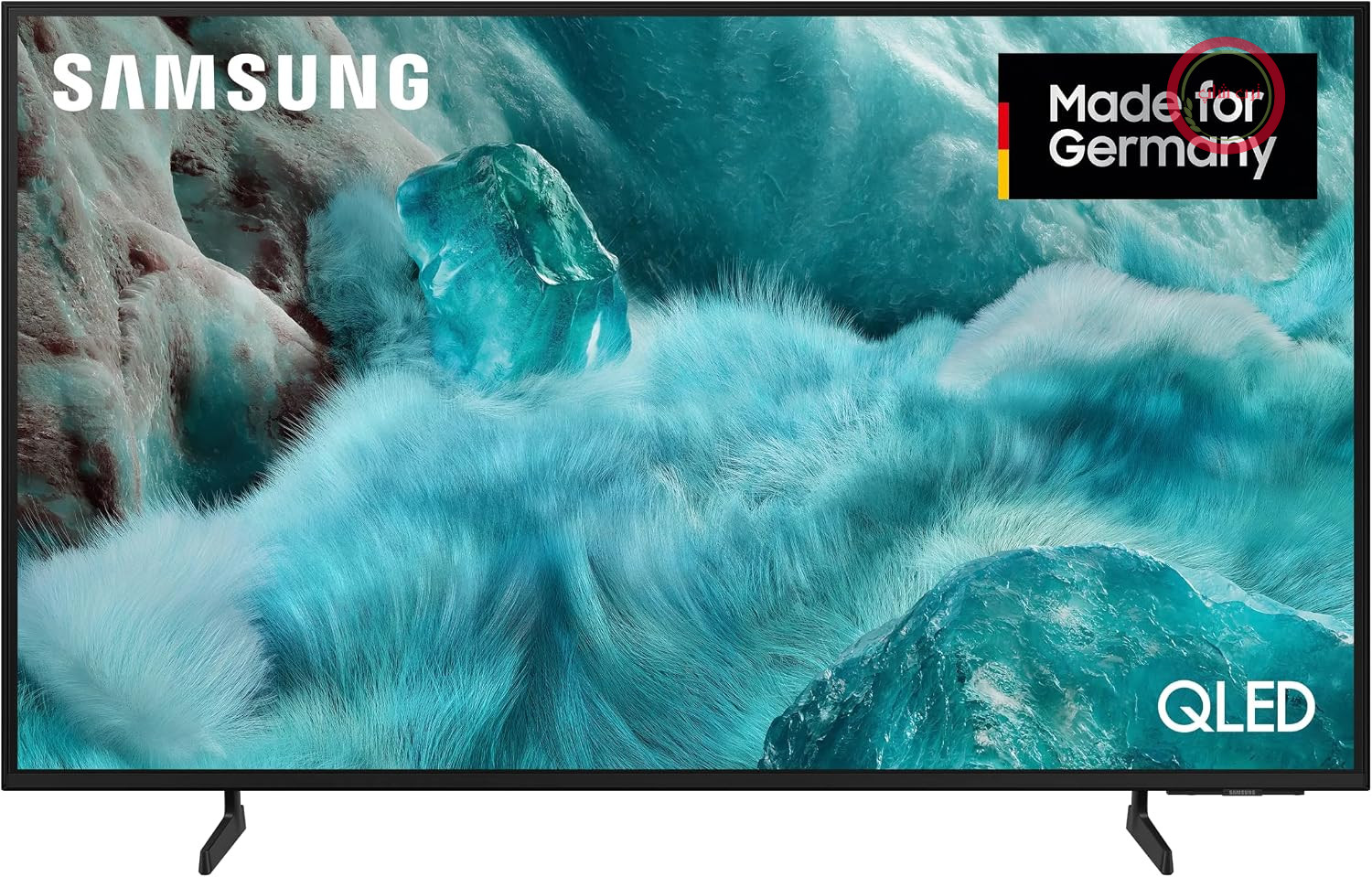تلویزیون سامسونگ Samsung مدل QLED Q7F2 4K با اندازه ۴۳ اینچ (۱۰۸ سانتی‌متر) و وضوح تصویر UHD، پردازنده هوش مصنوعی Q4، فناوری نقطه کوانتومی برای رنگ‌های واقعی، ارتقاء کیفیت تصویر به ۴K، سیستم امنیتی Knox، هاب بازی، محتوای رایگان، تلویزیون هوشمند سامسونگ Vision AI