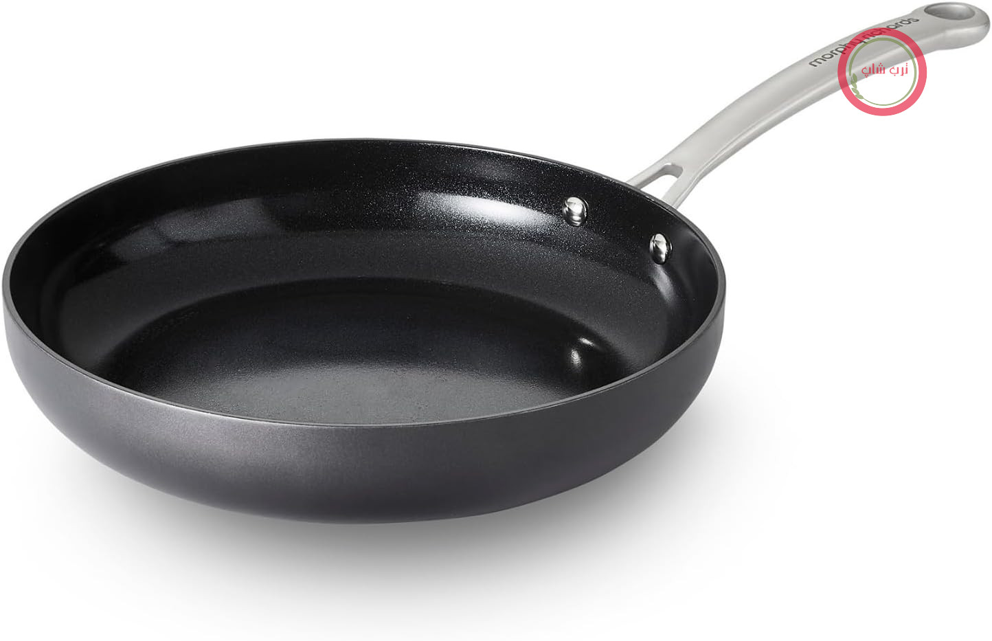 ماهیتابه مورفی ریچاردز انگلستان Morphy Richards Mastery 853376 ILAG، آلومینیومی، روکش نچسب، القایی، سازگار با گاز، برق، بدون PFAS، دسته‌های استیل ضد زنگ، 26 سانتی‌متر