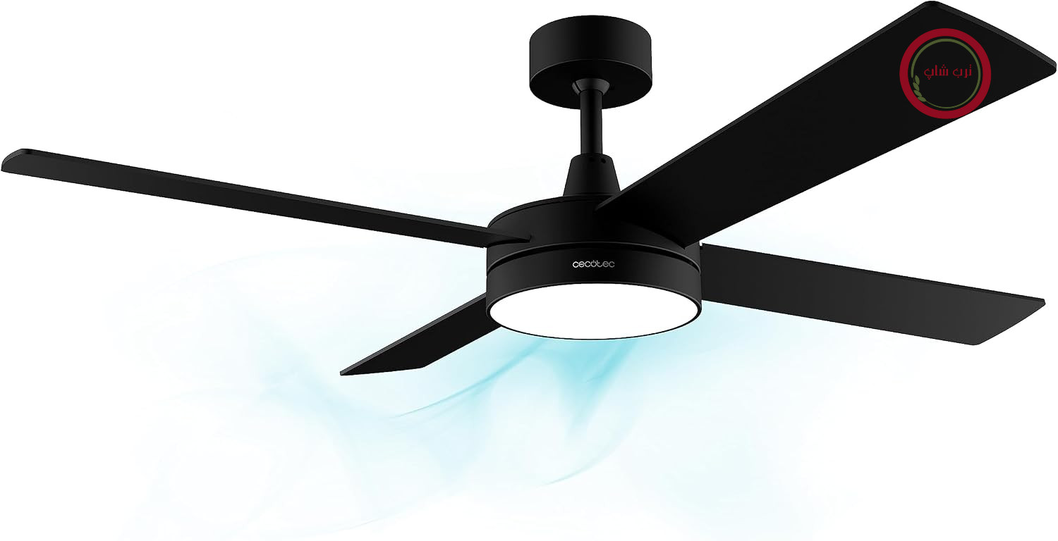 پنکه سقفی سکوتک اسپانیا Cecotec Aero 5200 White Line ابعاد 132 سانتی‌متر مشکی