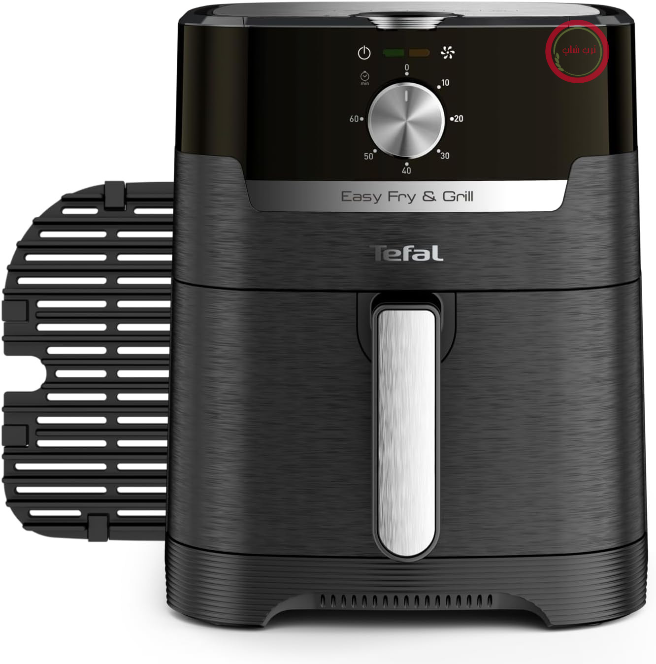 سرخ‌کن تفال مدل Easy Fry & Grill Classic با قابلیت سرخ‌کن و گریل هوای گرم XL – ظرفیت ۴.۶ لیتر، دستگاه ۲ در ۱، سرخ کردن ترد و کباب کردن آبدار، کم چرب، برای آشپزخانه‌های بزرگ خانوادگی EY5018